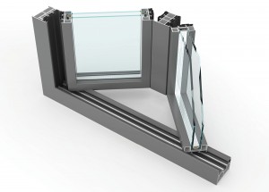 8 clear glass bifold doors